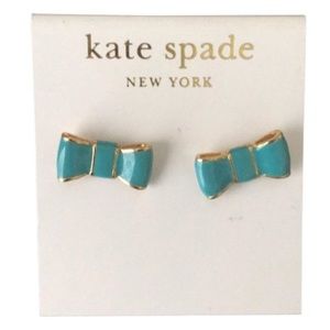 Teal Kate spade earrings